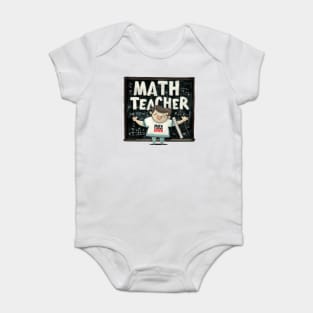 Math Teacher Lover Baby Bodysuit